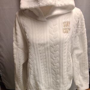 Women's Cozy White Hoodie